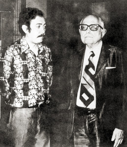 Ivan Barros e Pontes de Miranda. Foto do acervo de Ivan Barros