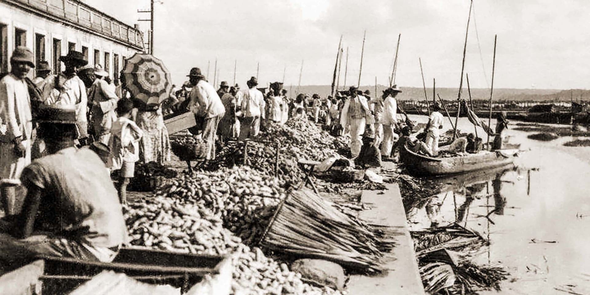 Levada de Maceió, o porto da cidade restinga